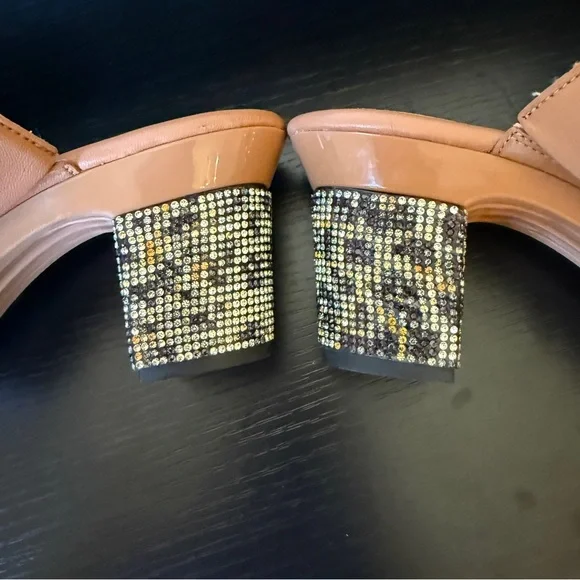 Pashion Footwear Glittering Black and Gold Heels - Picture 9 of 10